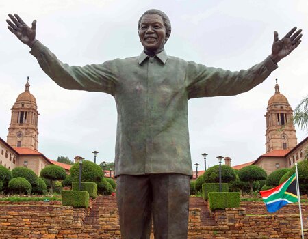 Nelson Mandela's warm welcome is a reflection of the capital